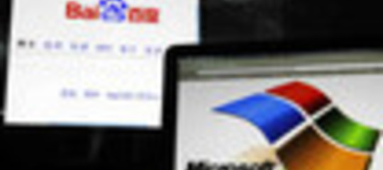 SIGLATO ACCORDO TRA MICROSOFT E BAIDU