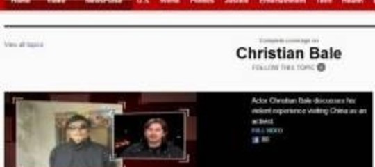 VISITA DISSIDENTE, BATMAN "BALE" MALMENATO