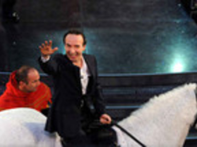 BENIGNI A CAVALLO FINO AL PALCOSCENICO, "VIVA L'ITALIA"