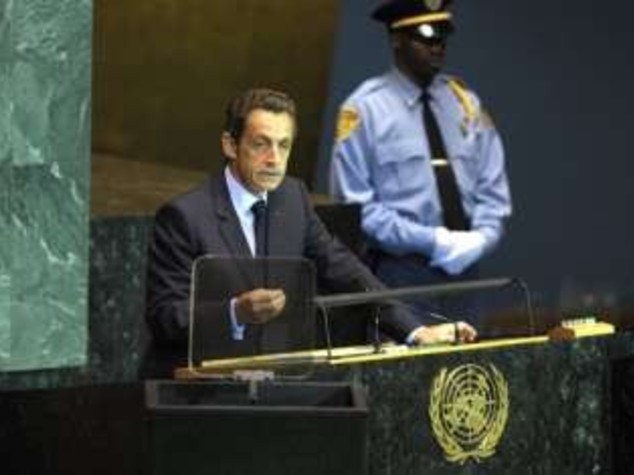 ONU: PEDANA RIALZATA PER SARKOZY