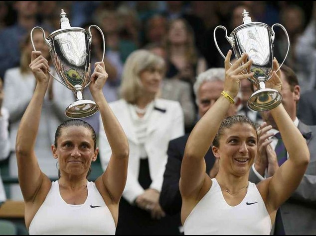 Errani e Vinci nella storia, sono le regine di Wimbledon