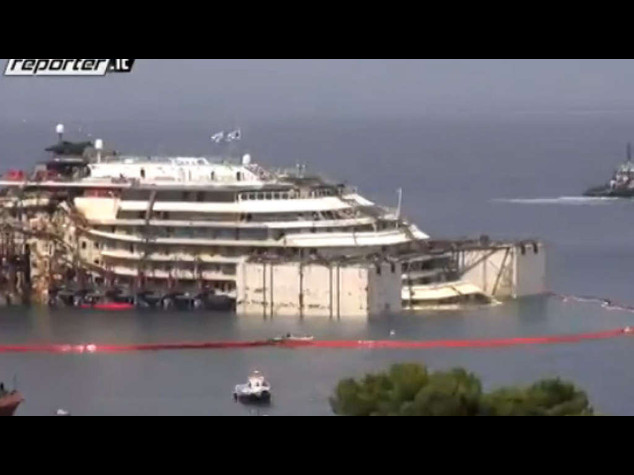 Concordia: lunedì probabile partenza per Genova