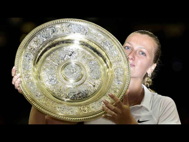 Tennis: Petra 'la grande', Kvitova regina di Wimbledon