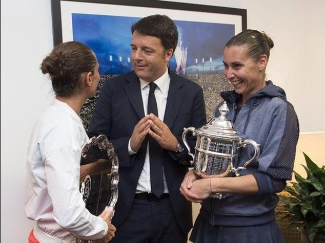Polemiche su Renzi a Us Open Premier "Se fosse stato calcio..."