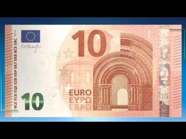 Ecco la nuova banconota da 10 euro, da domani in circolazione - Video