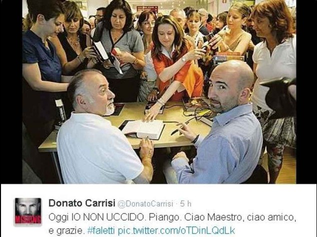 Da Carrisi a De Cataldo, Faletti ricordato dai colleghi scrittori