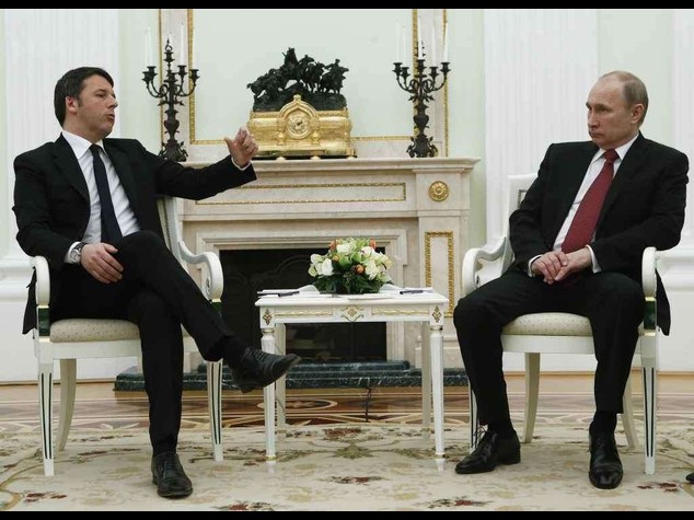 Putin, "In Libia con l'Onu". Renzi, "Con Mosca contro terrorismo"