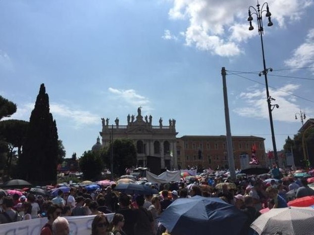 Folla in piazza per Family Day Ncd, "Siamo un milione"