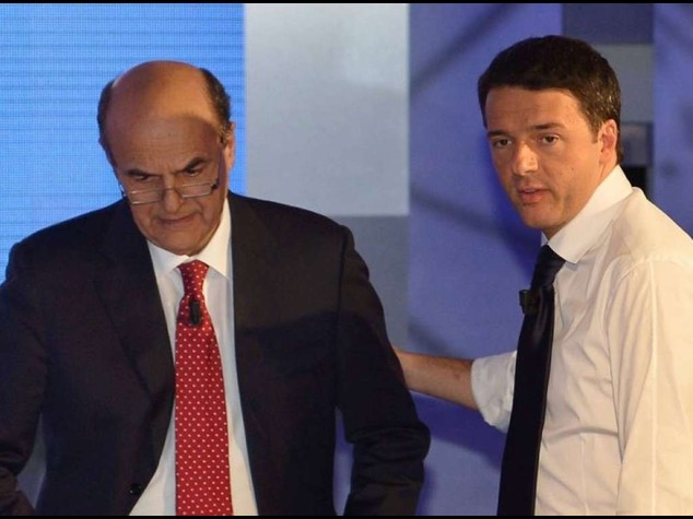 Renzi, minoranza Pd casca male Bersani, "lui rispetta solo Silvio"