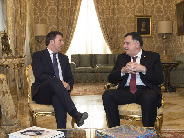 Renzi al premier libico, piena fiducia l'Italia vi sosterrà