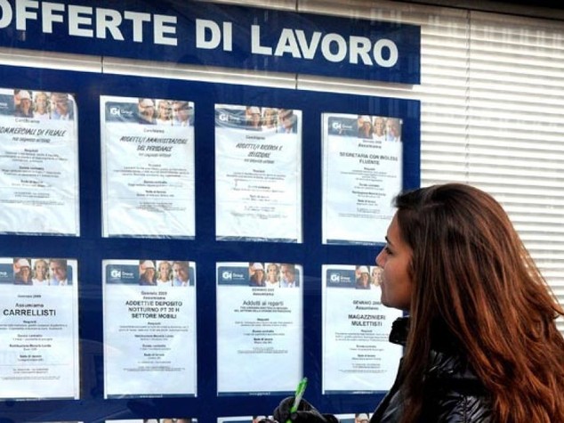 Disoccupazione ai minimi da 3 anni