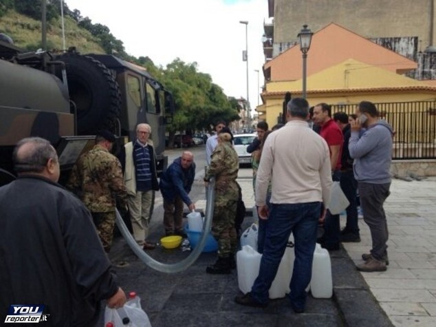 Messina di nuovo senza acqua, frane minacciano condotta