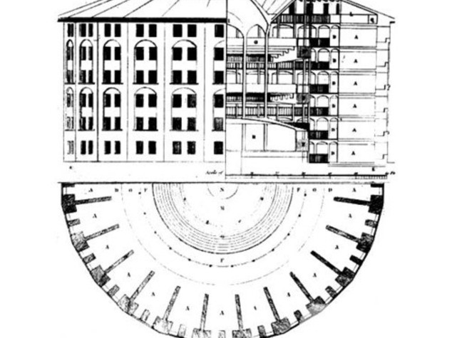 Panopticon, carcere ideale che ispirò Grande Fratello