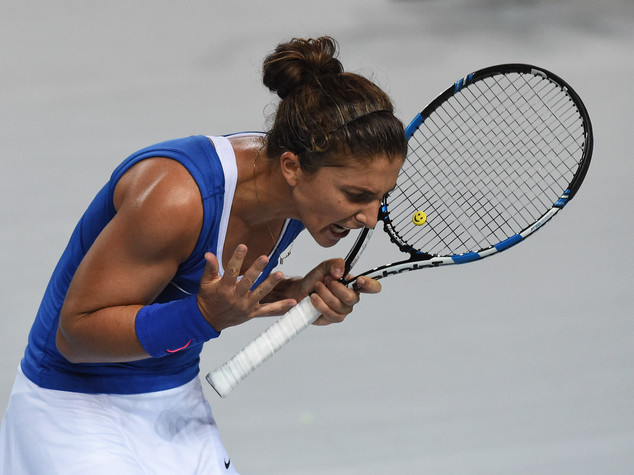 Fed Cup, Errani ko contro Garcia, Francia-Italia sull'1-1