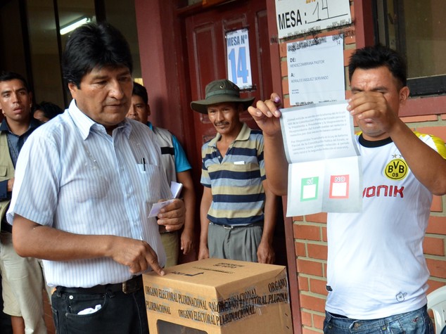 Evo Morales mastica amaro, no della Bolivia al quarto mandato