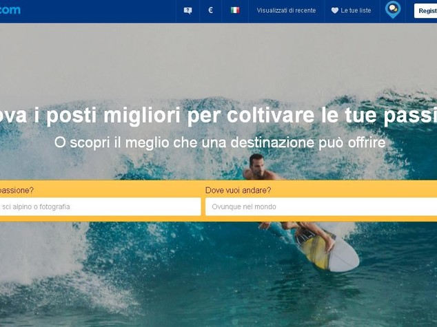 Booking.com lancia Passion, viaggi su misura in base agli interessi