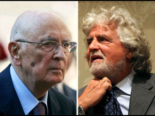 Grillo sfida Napolitano, "non sono io l'eversore"
