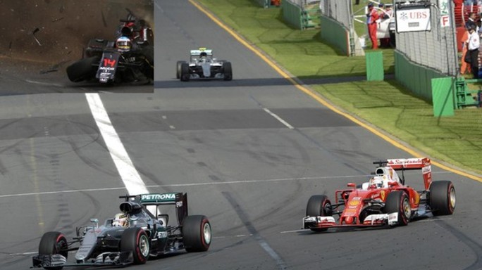 Gp Australia, dominio Mercedes. Paura per Alonso