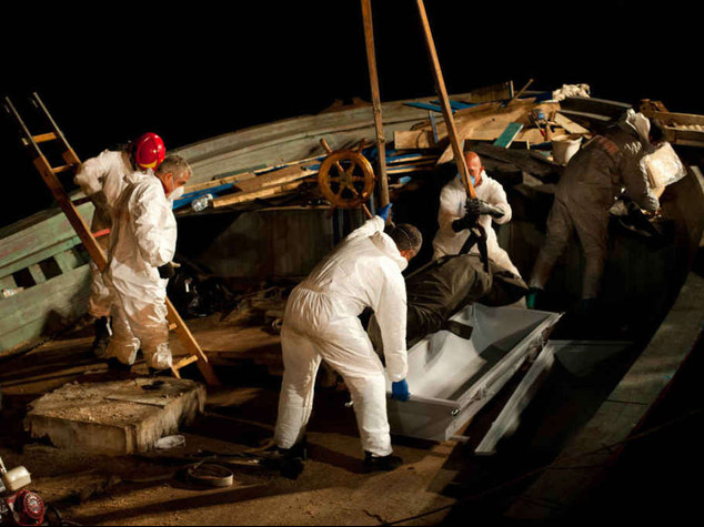 Forty-five dead in immigrant ship rescued off Sicily