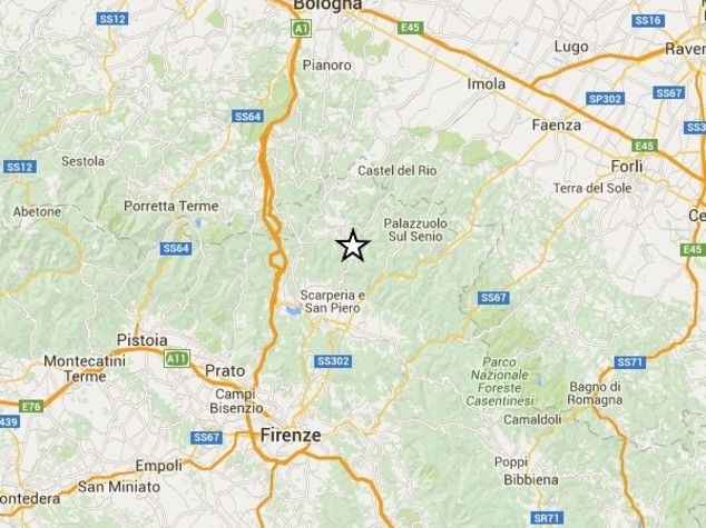 Scossa di terremoto in Mugello, in corso verifiche