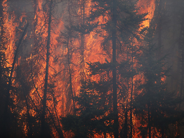 Il fuoco avanza, rogo "fuori controllo" in Alberta - FOTO