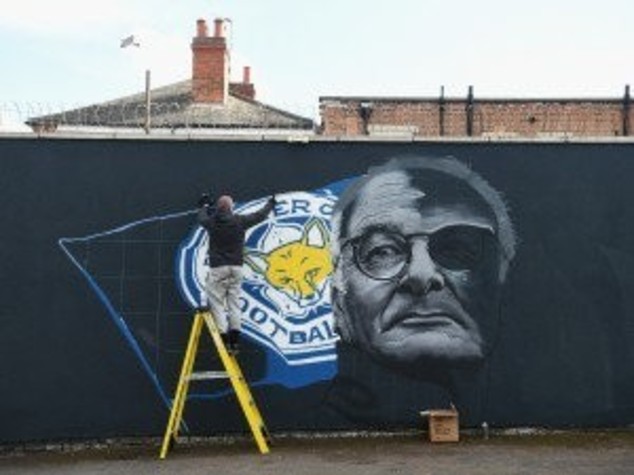 Un murale per Ranieri e gli eroi di Leicester