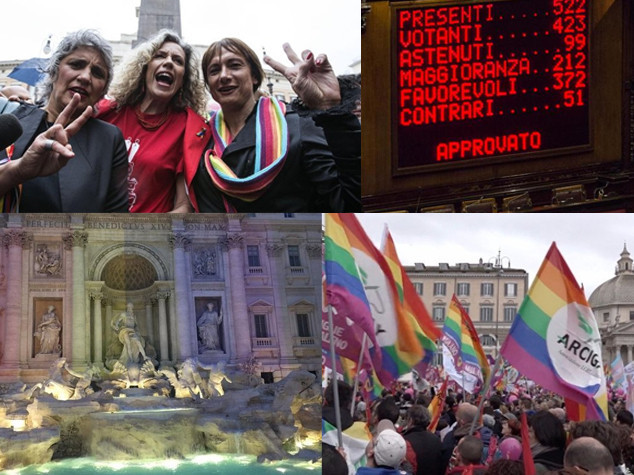 Unioni civili sono legge