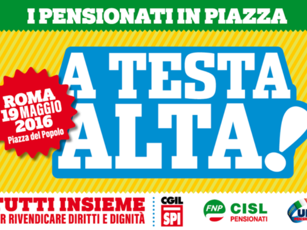 Pensioni: in 5000 dall'Emilia Romagna a Roma il 19/5