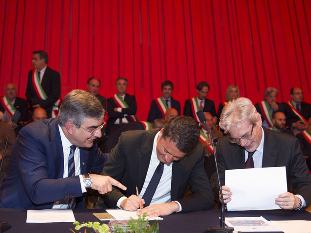 Sviluppo: Renzi firma masterplan Abruzzo, opere per 1,5 mld