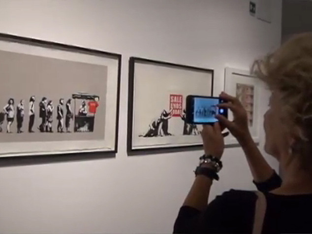 Street artist Bansky makes his museum debut in Rome