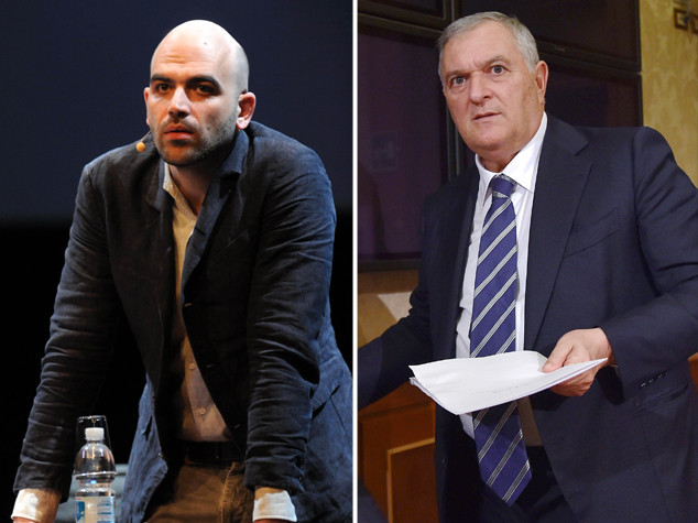 Attacco a Saviano, Pd e verdiniani ai ferri corti