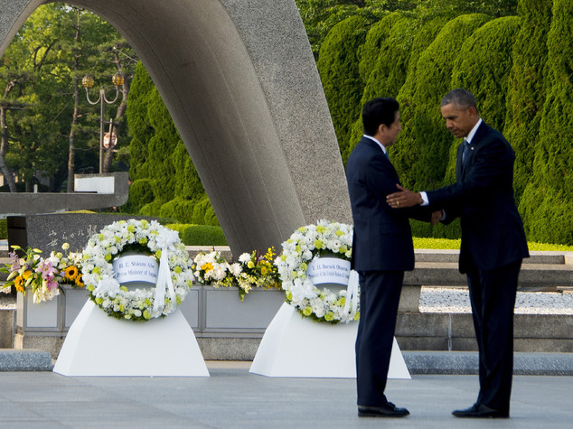 Obama a Hiroshima, "un mondo senza armi nucleari"