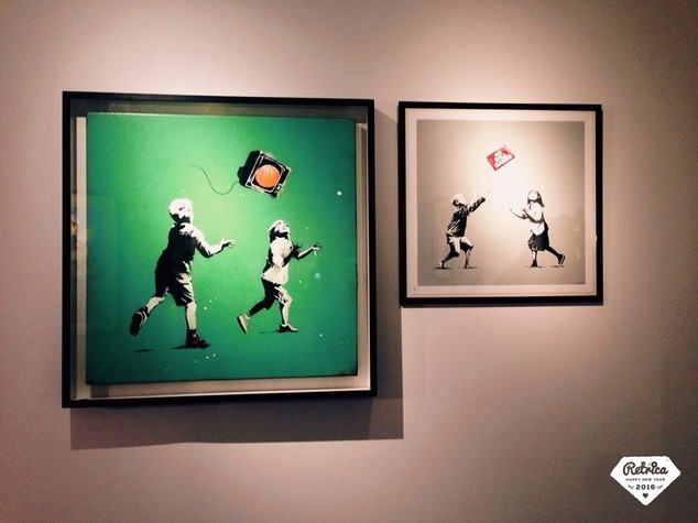 Thousands flock to Banksy street art exhibition in Rome