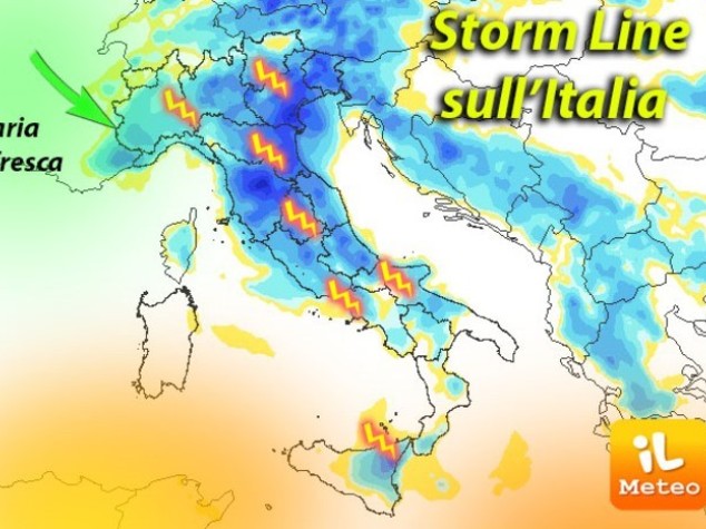 Weekend con "Summer Storm", temporali al Centro-Nord