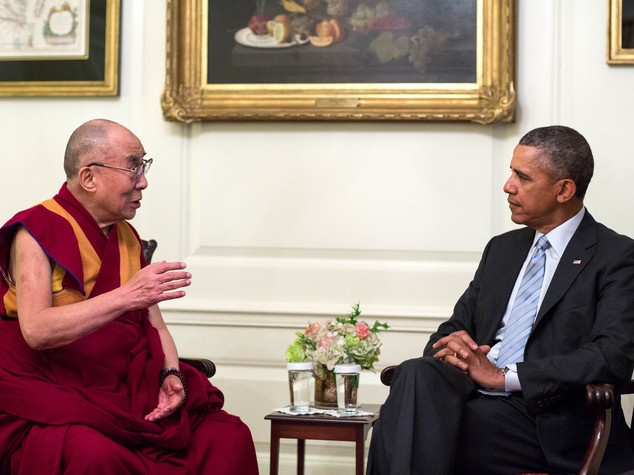 Obama riceve il Dalai Lama a porte chiuse