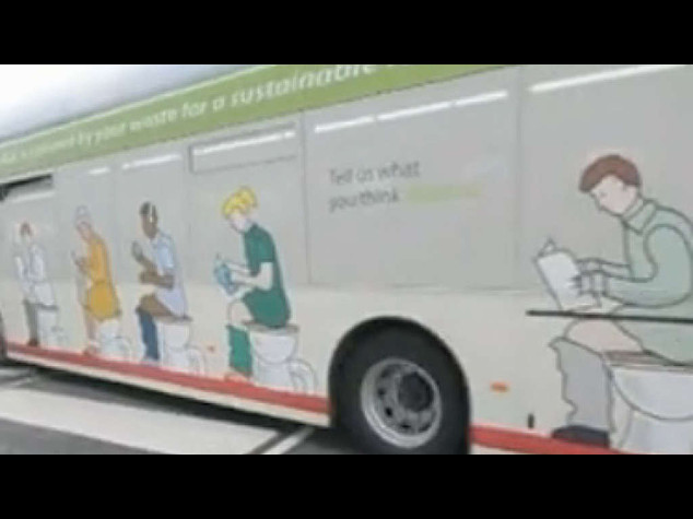 Gb: debutta il primo pullman alimentato da escrementi