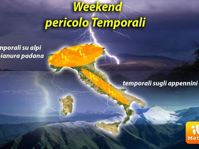 Meteo: nel weekend 'Scipione' ci saluta, arrivano i temporali