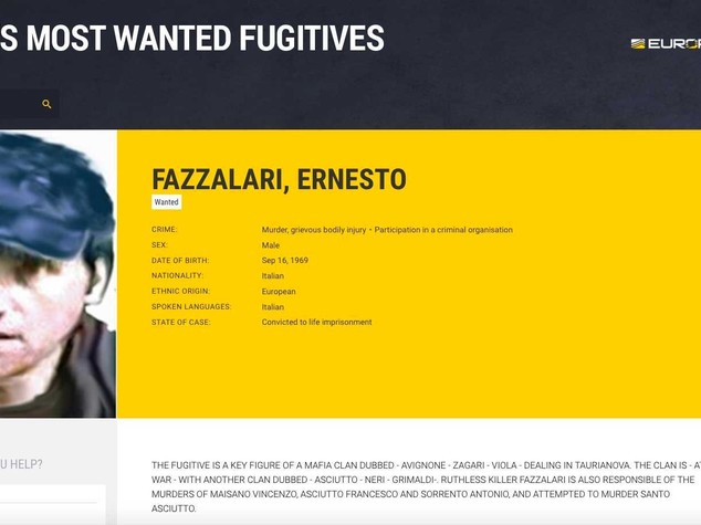 'Ndrangheta: catturato Fazzalari, più ricercato dopo M.Denaro
