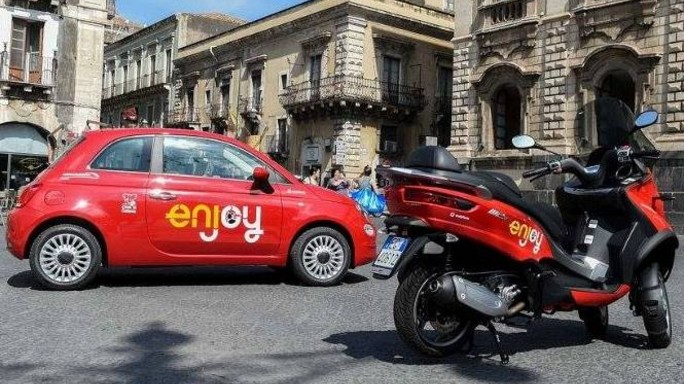 Dalla bici all'auto, sharing alle stelle