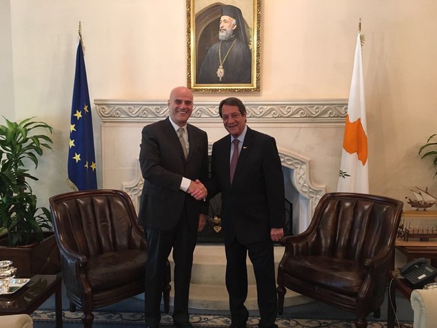 Eni, presidente della Repubblica di Cipro incontra Descalzi