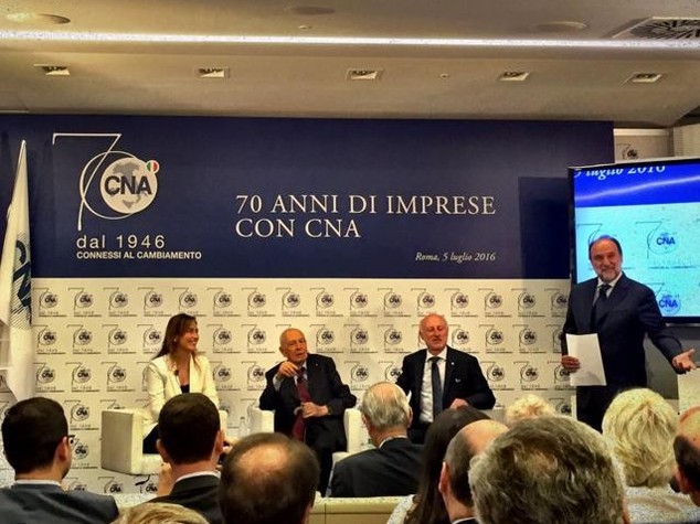 70 anni di Cna con Napolitano e Boschi