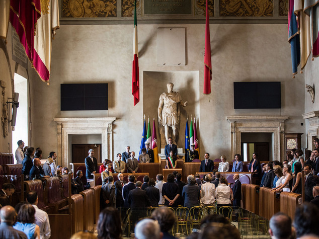 Blindati in Campidoglio per Giunta Raggi