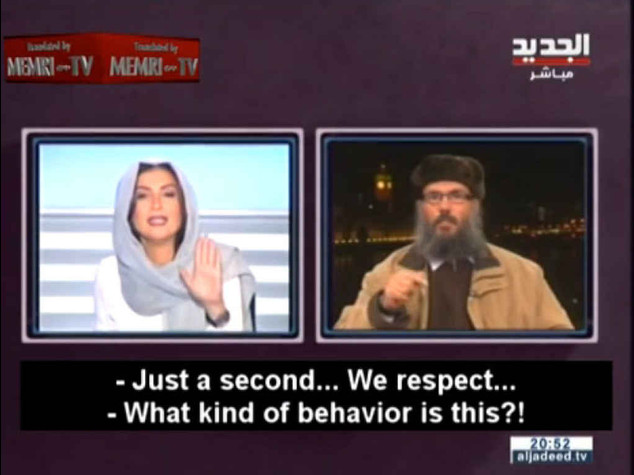 "Qui comando io", conduttrice libanese zittisce islamista