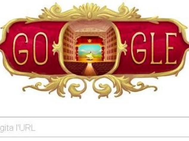 Il Teotro alla Scala celebra 238* anniversario, Google dedica un doodle