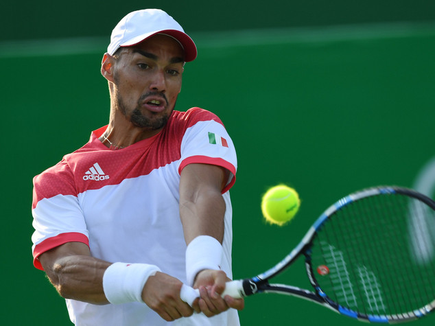 Tennis, Fognini agli ottavi. Francese Paire litiga e torna a casa