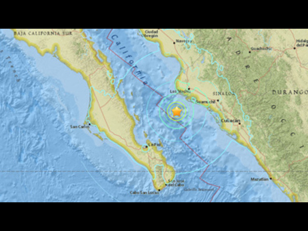Messico: terremoto magnitudo 6.6 a largo costa nord-ovest