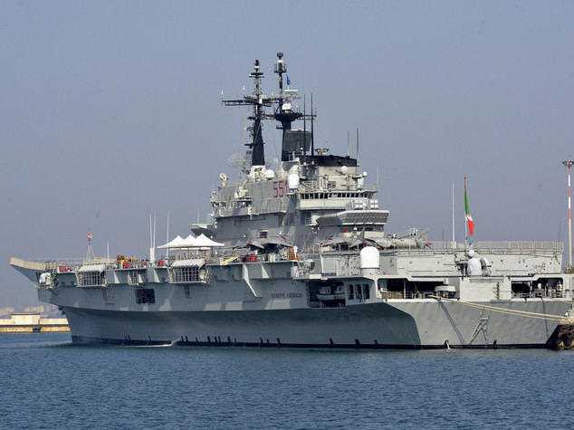 Ventotene: la Garibaldi, una portaerei per i 3 leader