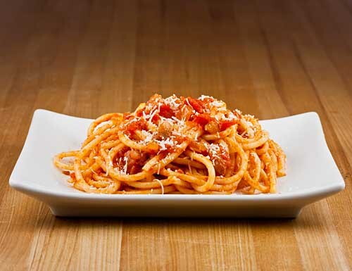 Ripartire dall'amatriciana, un piatto di pasta come volàno dell'economia