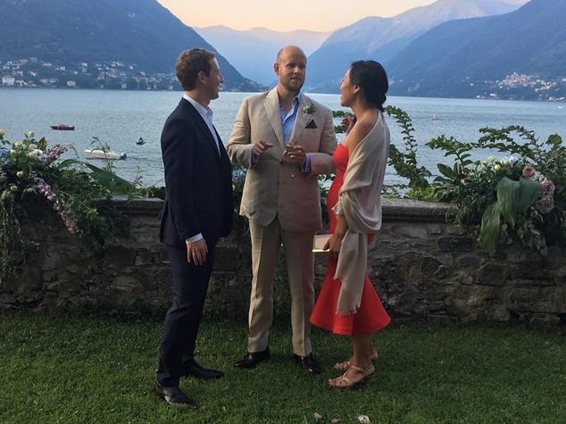 Internet, Ceo Spotify sposo su lago Como e Zuckerberg ospite