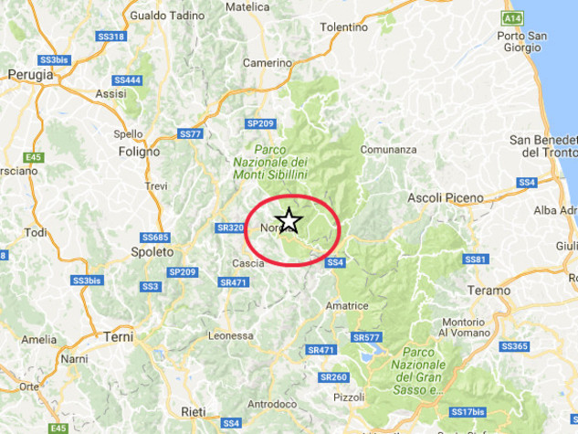 Scossa di magnitudo 4.3, paura nel Perugino
